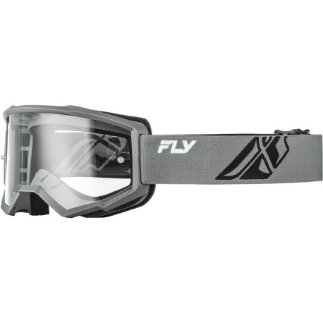 Brýle FOCUS, FLY RACING - USA dětské (šedé/černá - čiré plexi)