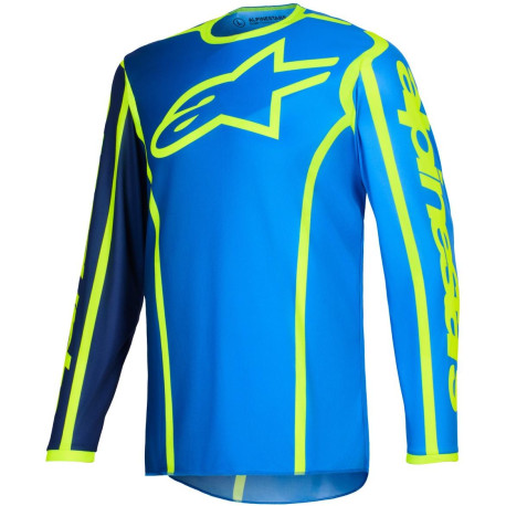 Dres FLUID APEX, ALPINESTARS (modrá/žlutá fluo) 2026