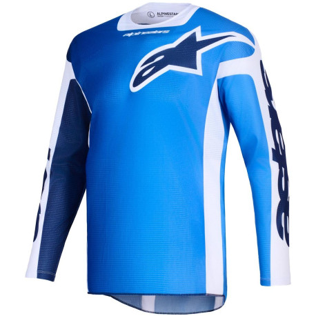 Dres RACER AIR PORTL, ALPINESTARS (modrá/bílá) 2026
