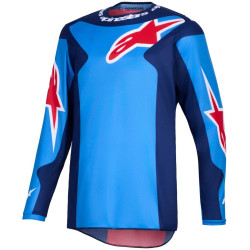 Dres FLUID GRID, ALPINESTARS (modrá/červená) 2026