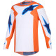 Dres FLUID GRID, ALPINESTARS (oranžová/modrá) 2026
