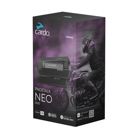 Moto interkom Cardo Packtalk Neo Duo