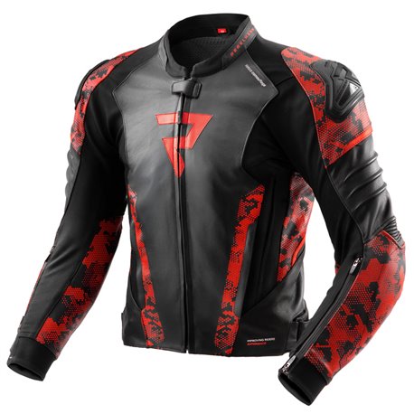 Moto bunda Rebelhorn Veloce černá / červená