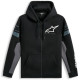 Mikina ESEMEX HOODIE, ALPINESTARS (černá/šedá)