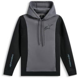 Mikina IGNITE HOODIE, ALPINESTARS (šedá/černá)