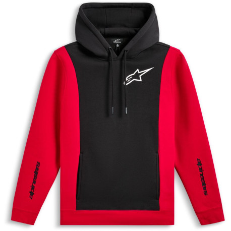 Mikina IGNITE HOODIE, ALPINESTARS (černá/červená)