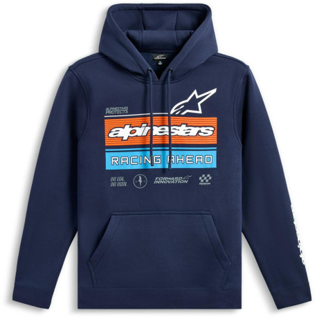 Mikina HARKEN HOODIE, ALPINESTARS (modrá)