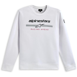 Mikina BETTERN CREW, ALPINESTARS (bílá)
