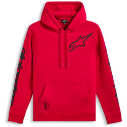 Mikina TRIPLE HOODIE, ALPINESTARS (červená)