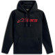 Mikina BLAZE HOODIE 3, ALPINESTARS (černá/red)