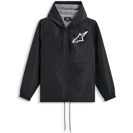 Bunda SPEEDER CHROMIUM WINDBREAKER, ALPINESTARS (černá/bílá)