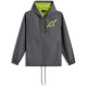 Bunda SPEEDER CHROMIUM WINDBREAKER, ALPINESTARS (šedá/žlutá fluo)