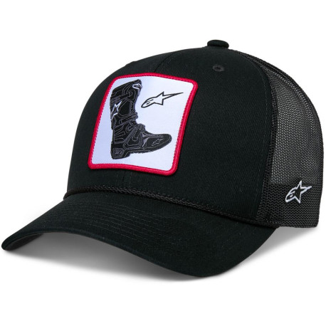 Kšiltovka BOOTED, ALPINESTARS (černá/černá)
