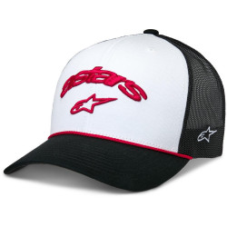 Kšiltovka AGREE, ALPINESTARS (bílá/černá)