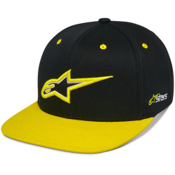 Kšiltovka THICKNESS SNAPBACK, ALPINESTARS (černá/žlutá fluo)