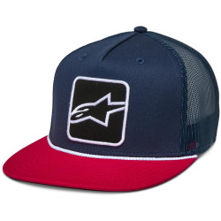 Kšiltovka CONTROL, ALPINESTARS (modrá/modrá/červená)