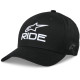 Kšiltovka RIDE SONIC, ALPINESTARS (black/white)
