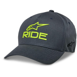 Kšiltovka RIDE SONIC, ALPINESTARS (šedá/žlutá fluo)