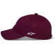Kšiltovka DEDUCE STRAPBACK, ALPINESTARS (burgundy)