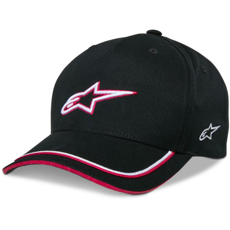Kšiltovka ASCENSION SNAPBACK, ALPINESTARS (černá/červená)
