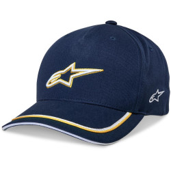 Kšiltovka ASCENSION SNAPBACK, ALPINESTARS (modrá/zlatá)