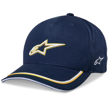 Kšiltovka ASCENSION SNAPBACK, ALPINESTARS (modrá/zlatá)