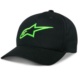 Kšiltovka AGELESS SNAPBACK, ALPINESTARS (černá/zelená)