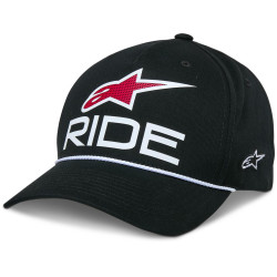Kšiltovka RIDE COMP SNAPBACK, ALPINESTARS (černá/bílá/červená)