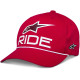 Kšiltovka RIDE COMP SNAPBACK, ALPINESTARS (červená/bílá/černá)