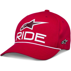 Kšiltovka RIDE COMP SNAPBACK, ALPINESTARS (červená/bílá/černá)