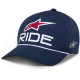 Kšiltovka RIDE COMP SNAPBACK, ALPINESTARS (modrá/bílá/červená)
