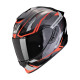 Moto přilba SCORPION EXO-1400 EVO II AIR ACCORD šedo/červená