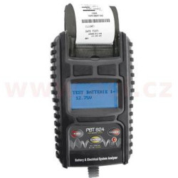 Tester bateriíí s tiskárnou 12/24 V PBT824