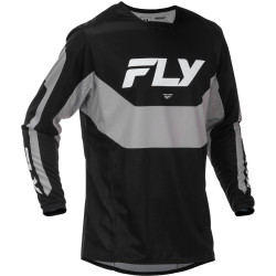 Dres KINETIC, FLY RACING - USA 2026 (černá/šedá)