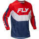 Dres KINETIC, FLY RACING - USA 2026 (červená/bílá/modrá)