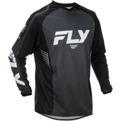 Dres F-16, FLY RACING - USA 2026 (černá/bílá)