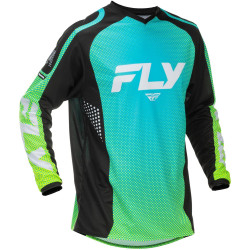 Dres F-16, FLY RACING - USA 2026 (modrá/černá/bílá)