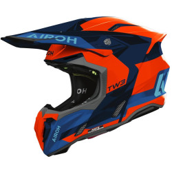 Přilba TWIST 3 Fancy, AIROH (oranžová fluo-modrá lesklá) 2026