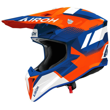 Přilba WRAAAP Vision, AIROH (oranžová-modrá lesklá) 2026