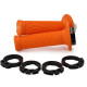 Gripy LOCK-ON D100 (offroad) délka 125/130 mm (4 vačky), DOMINO (oranžové)