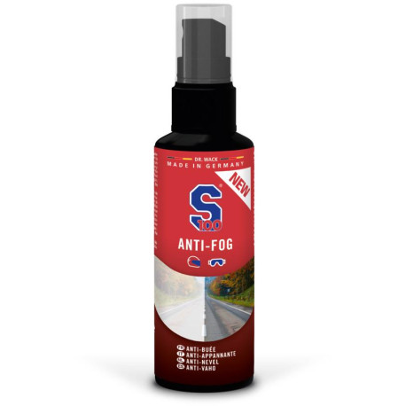 S100 Anti-Fog včetně utěrky z mikrovlákna 100 ml