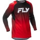 Dres EVOLUTION, FLY RACING - USA 2026 (červená/černá/bílá)