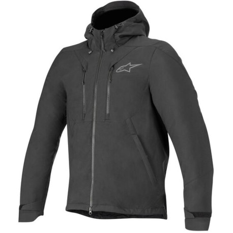 Bunda DOMINO TECH HOODIE, ALPINESTARS (černá) 2026