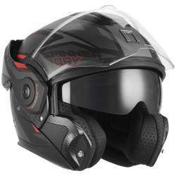 Přilba SPINNER ARK, NOX PREMIUM (černá matná, červená) 2026