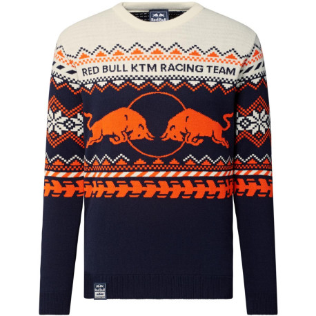 Svetr - vánoční edice, RED BULL KTM (modrá,oranžová)