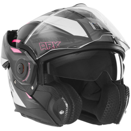 Přilba SPINNER, NOX PREMIUM (černá,bílá,růžová) 2026