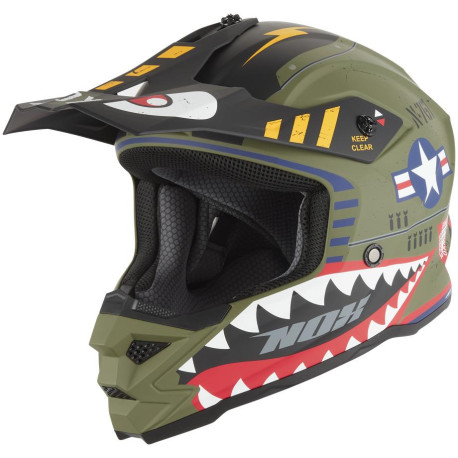 Přilba N761 FLY FIGHTER, NOX, dětská (khaki, více bar.) 2026