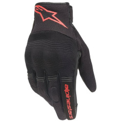 Rukavice Alpinestars COPPER černá/červená fluo - VÝPRODEJ