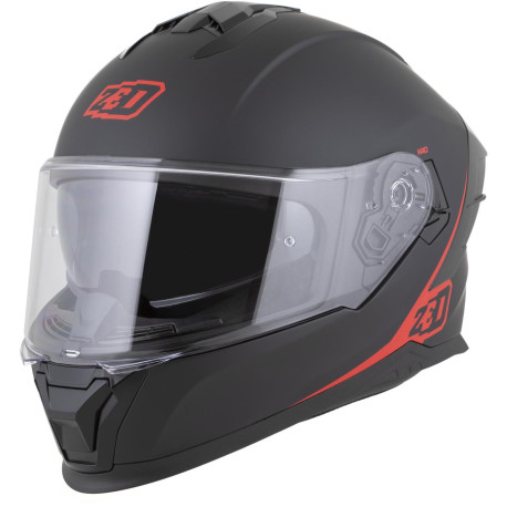 Přilba K40, ZED (černá matná/červená) 2026