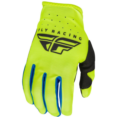 Rukavice LITE, FLY RACING - USA 2023 (hi-vis/černá)